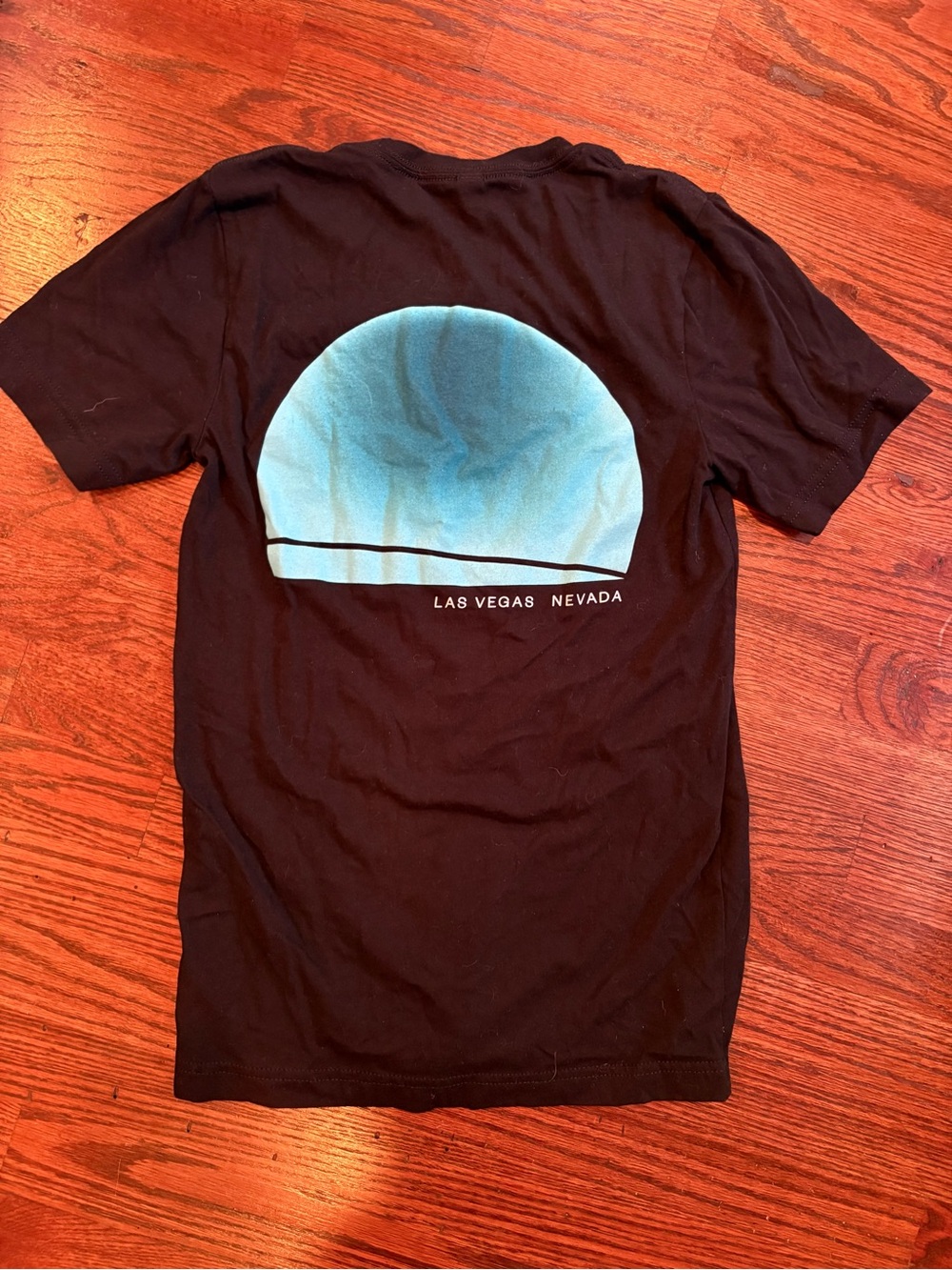 Bella Canvas Black Short-Sleeve Tee with Blue Graphic